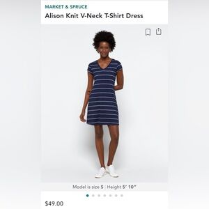 Market and Spruce t-shirt dress